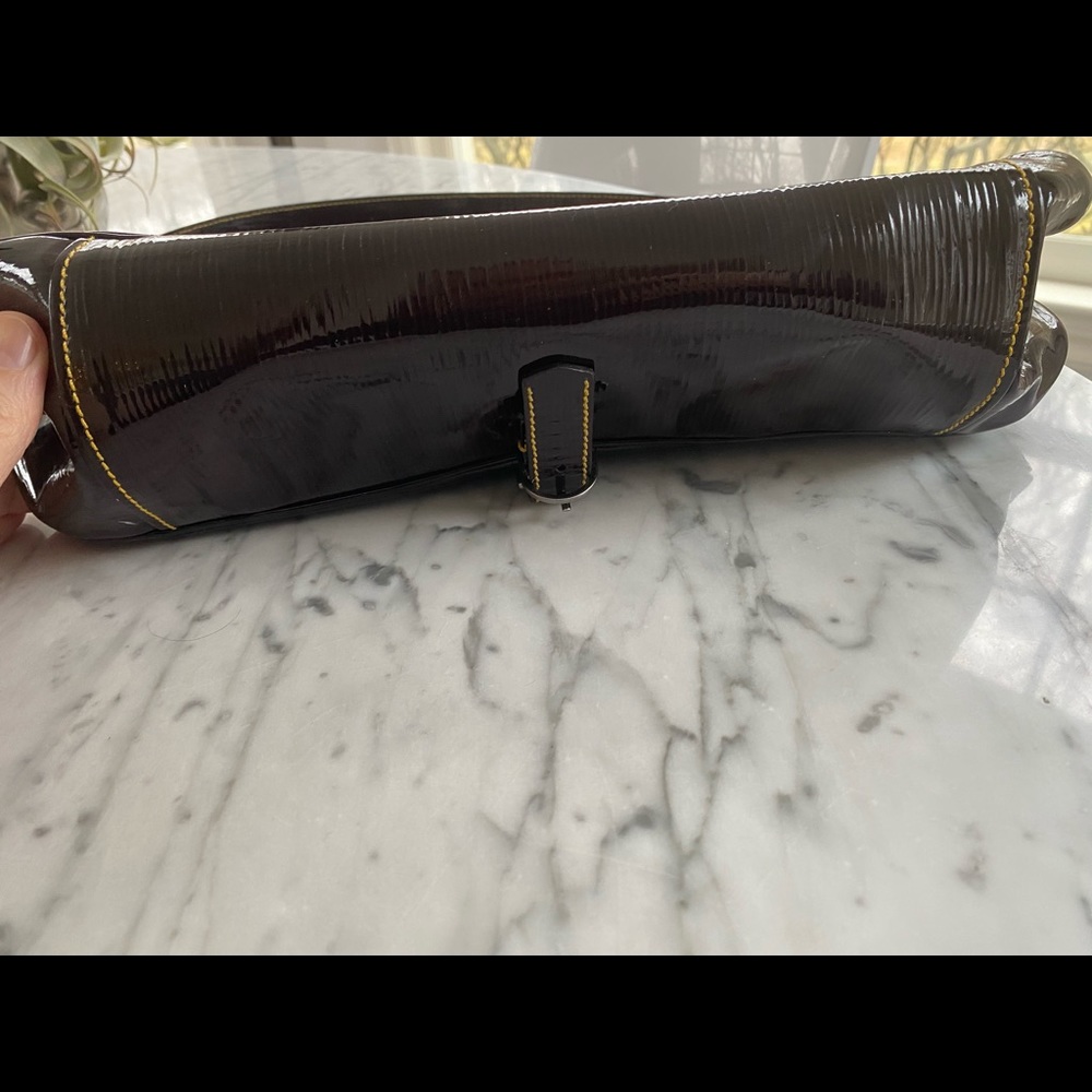 Prada Hobo Bag - Brown Patent Leather - Picture 8 of 14